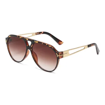 SOMAN Plastic Metal Irregular Shape Sunglasses Unisex