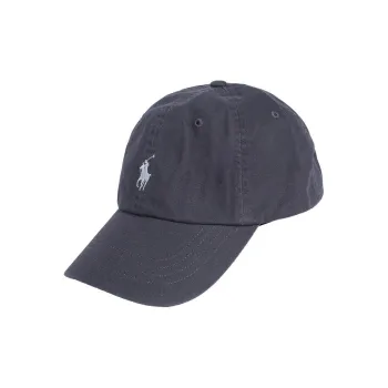Polo Ralph Lauren Cotton Baseball Caps Unisex Charcoal Gray