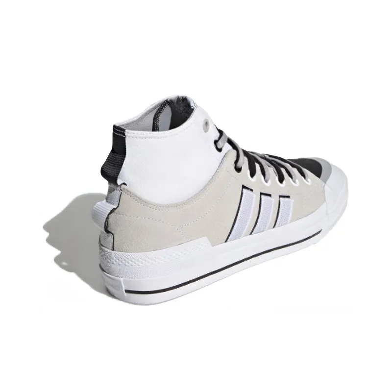 Adidas Originals Nizza Hi Dl 'Grey White Black'-3