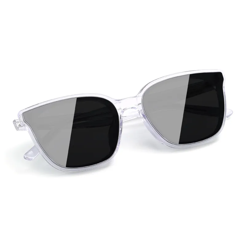 PULAIS Plate Frame Square Sunglasses Unisex-0