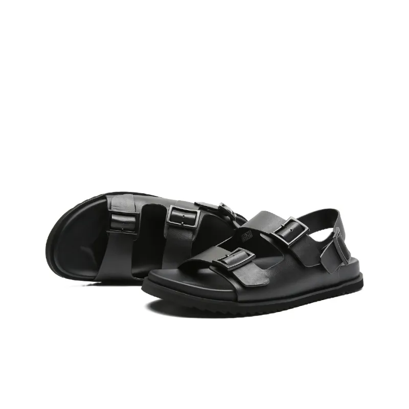 S. T.DUPONT Comfortable Cooling Casual Sandal Men's Black-3