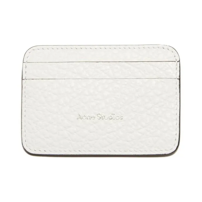 Acne Studios Calfskin Card Holder Men's White-2