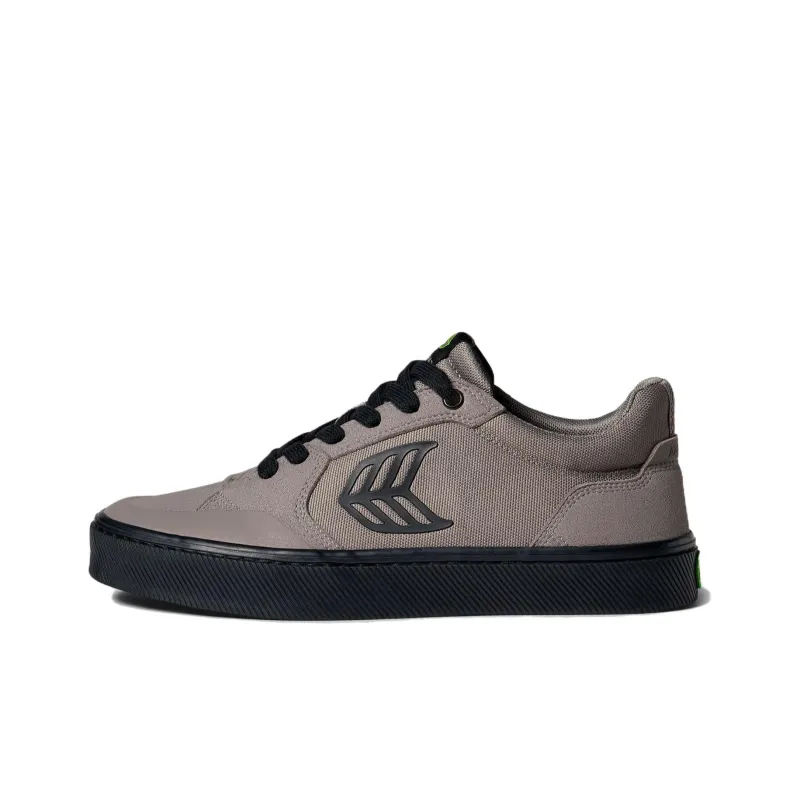CARIUMA Vallely Pro Low-Top Skateboard Shoes Unisex Gray Black-0