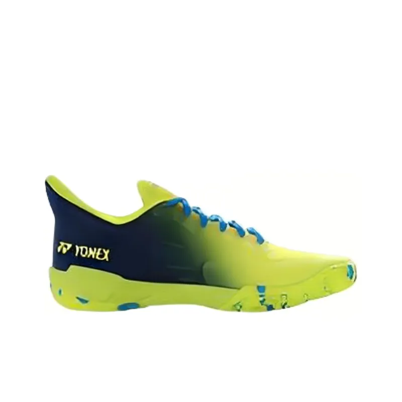 YONEX Cushioned Slip Resistant Low Top Badminton Shoes Unisex Blue Yellow-1