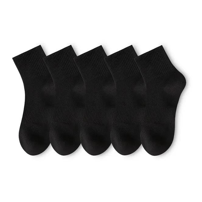 LUOLIAN Mid Calf Socks Women's 5 Pack-6