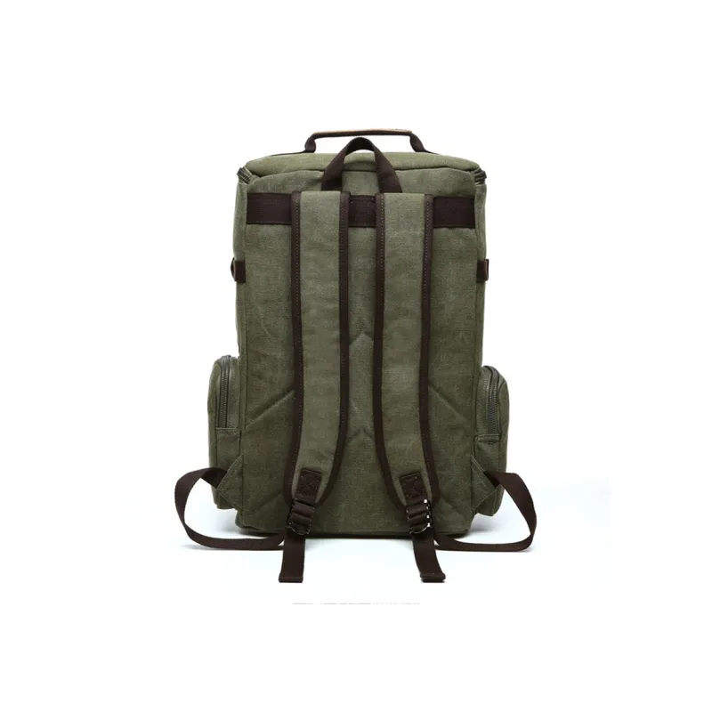 CMLZIUA Canvas Backpack Regular Unisex Coffee/Blue/Black/Khaki/Gray/Green Camouflage/Yellow Camouflage/Army Green-25