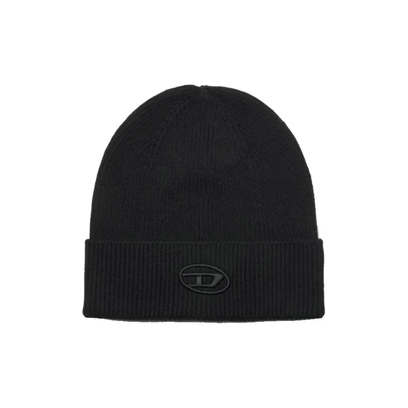 DIESEL K-Coder-Fully B Logo Embroidered Beanie-0