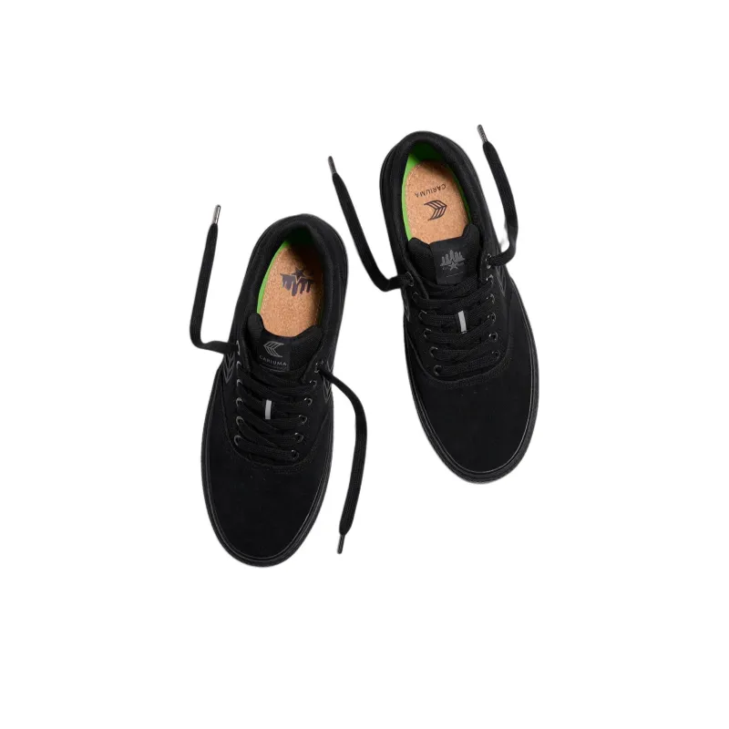CARIUMA Low Top Skateboard Shoes Unisex Black-3