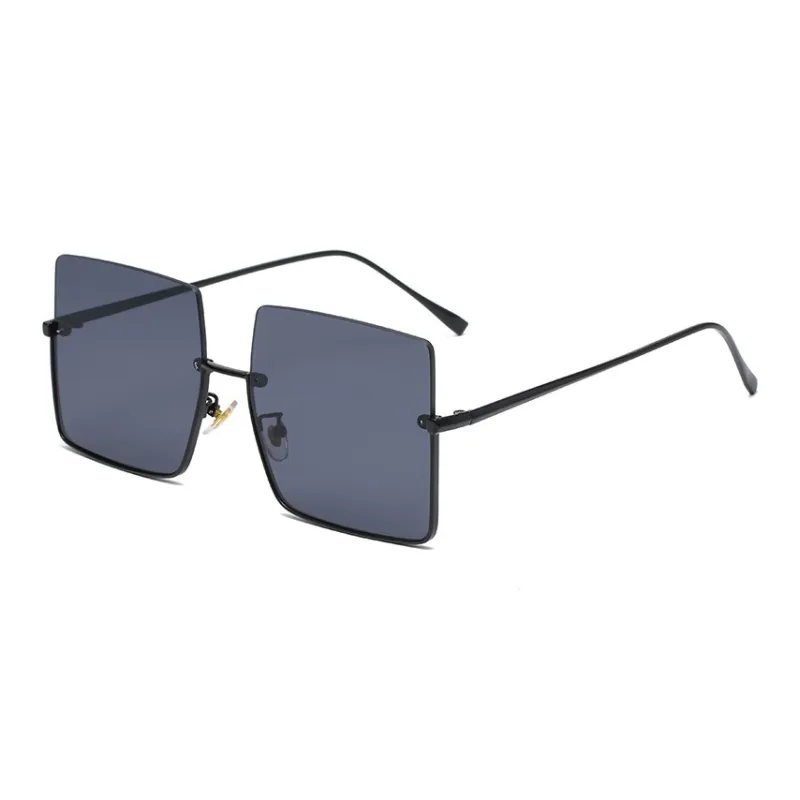 SOMAN Metal Irregular Shape Sunglasses Unisex-4