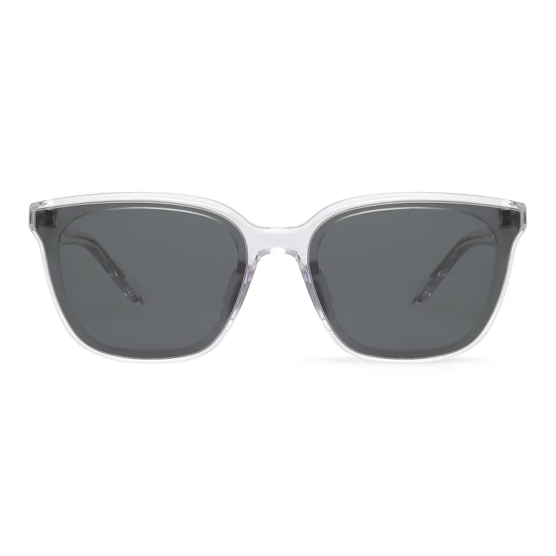 PULAIS Plate Frame Square Sunglasses Unisex-2