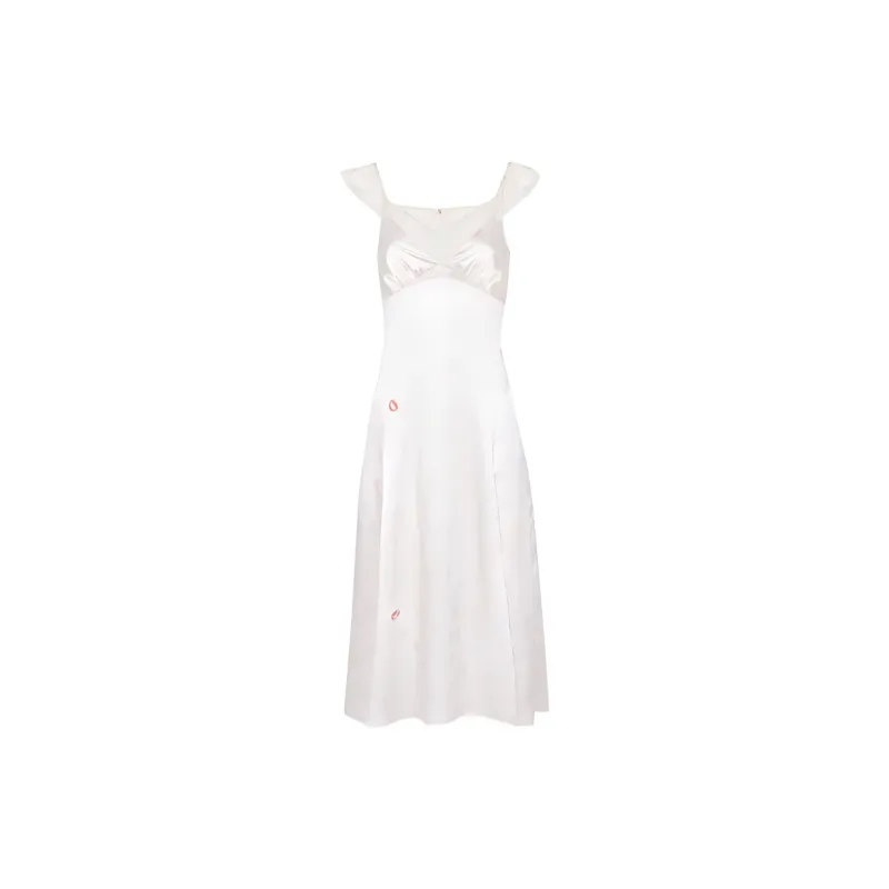 SONIA RYKIEL SS24 Slip Dresses Women's White-1