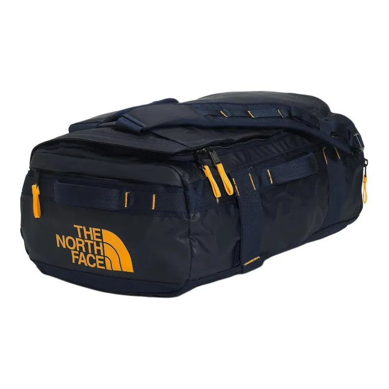 THE NORTH FACE Recycled Polyester Handbag, Backpack, Travel Bag Unisex Marine Blue & Gold-1