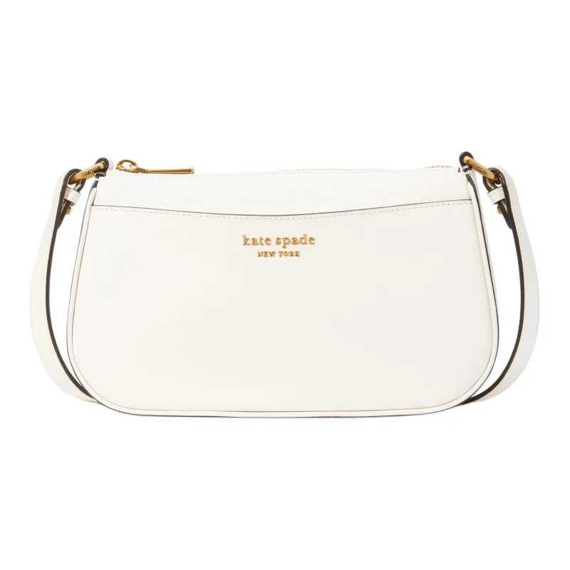 Kate Spade Leather Cell Phone Pouch Shoulder Bag Crossbody Bag Small Size Women's Cream-0
