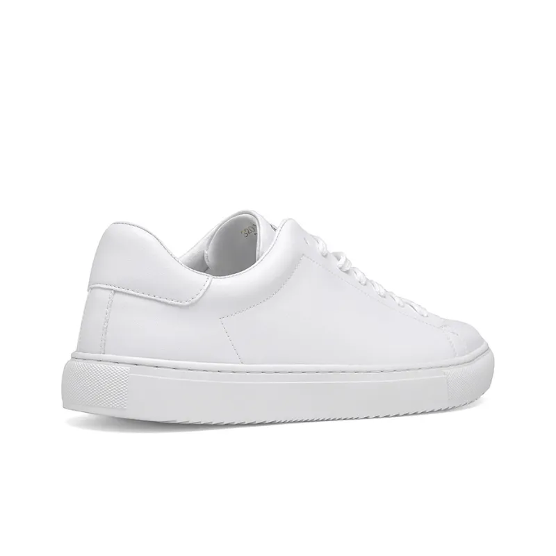 Cabbeen Lightweight And Breathable Low Top Trendy Casual Skateboard Shoes Men's White-12