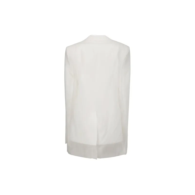 SportMax Single Breasted Long Sleeved Jacket-1