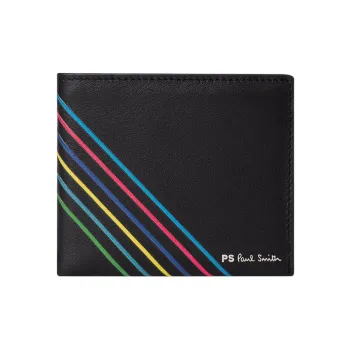 Paul Smith Cow Leather Leather Clip Wallet Men's Black