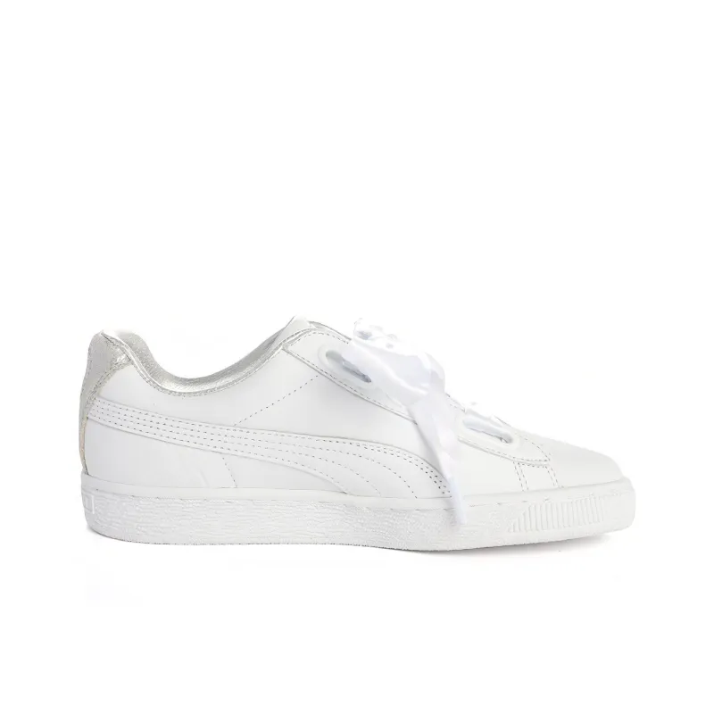 PUMA Suede Heart Crush White Women's-1