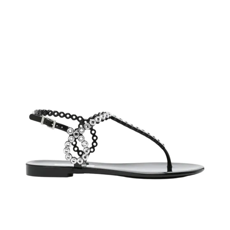 AQUAZZURA Almost Bare Eyelet-embellished Sandals-3