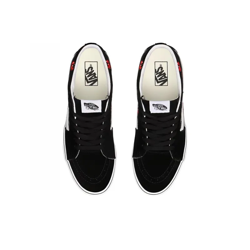 Vans Cherries Sk8 Mid Shoes Black-3