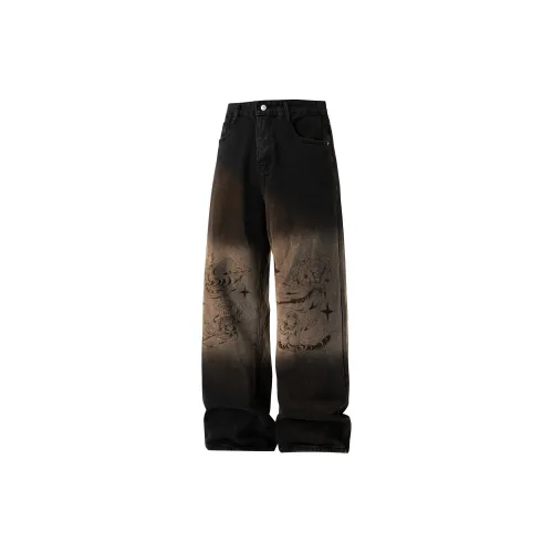 DUNHUANG ART INSTITUTE Unisex Jeans