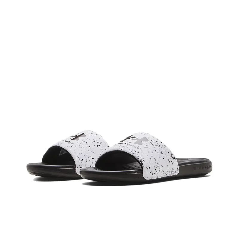Under Armour Ansa Graphic Slide 'White Jet Grey Speckled'-2