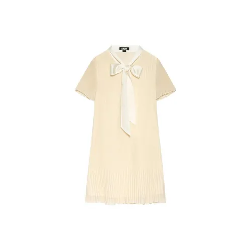 DKNY Short-Sleeved Dresses Women's Beige