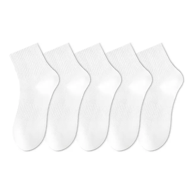 LUOLIAN Mid Calf Socks Women's 5 Pack-4