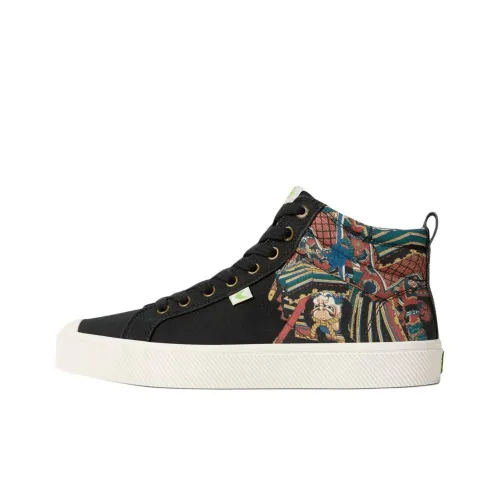 CARIUMA Canvas Shoes Unisex High-Top Black