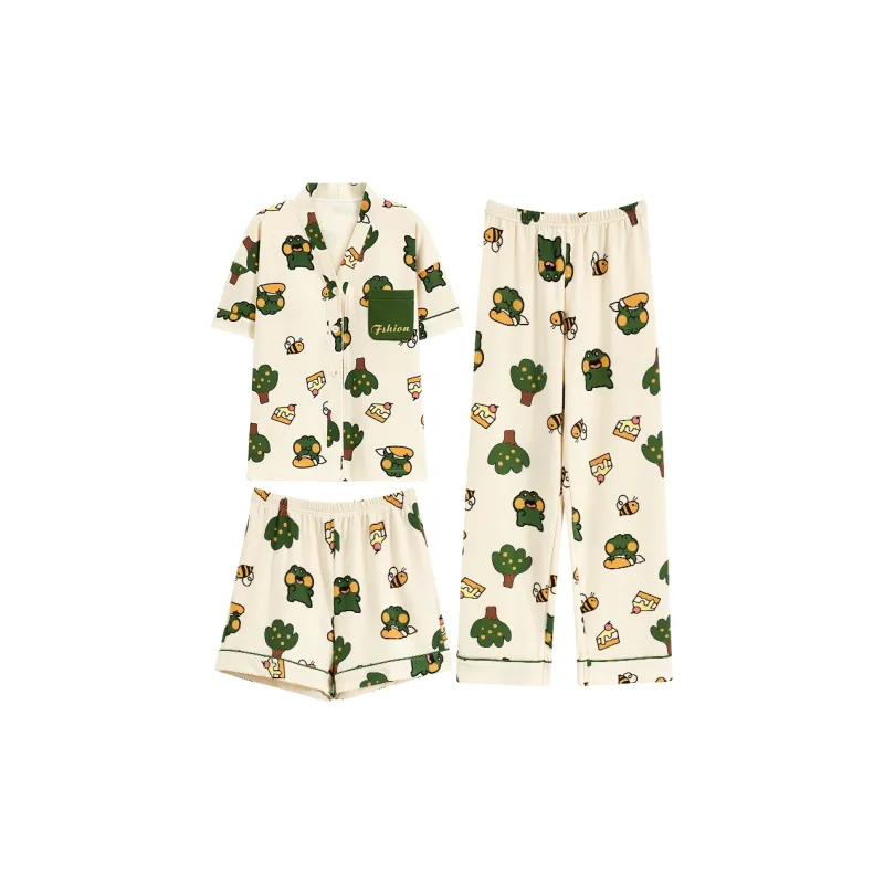 MADALLO Pajama Set Women's Apricot-0