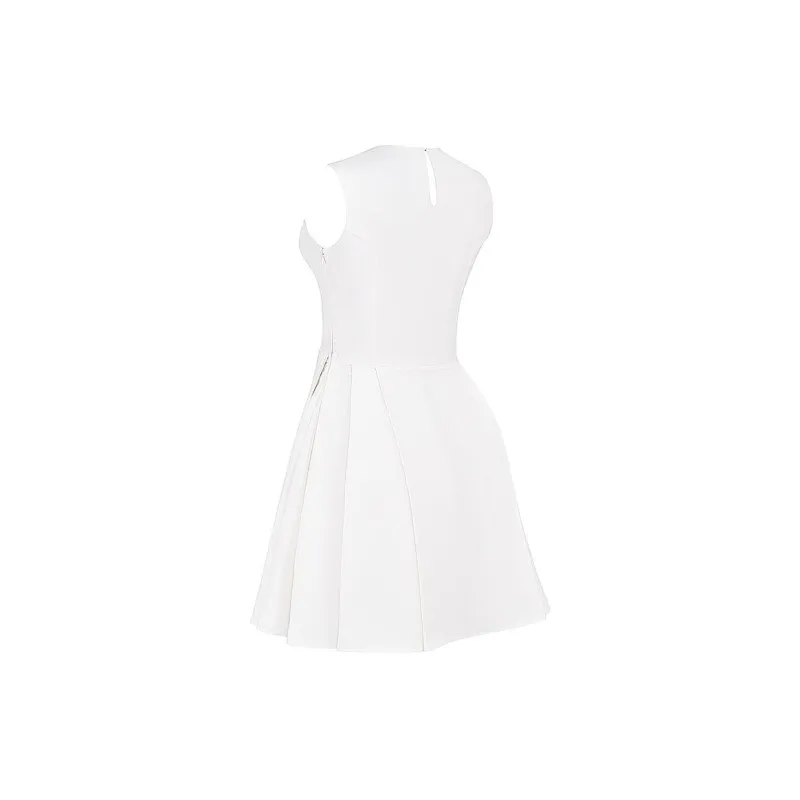 HOUSE OF CB CLARETTA Sleeveless Dress Women's White/White-8