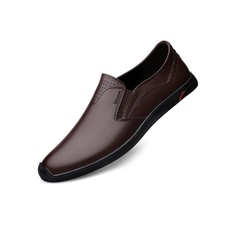Wen Nai Dress Shoes Men's Dark Brown-2