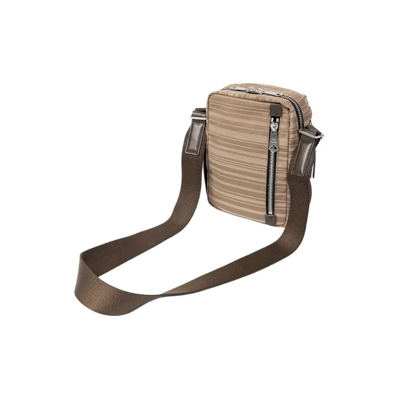 Paul Smith Paul Smith Shadow Stripe Series Fabric Crossbody Bag Small Size Men's Sand-1