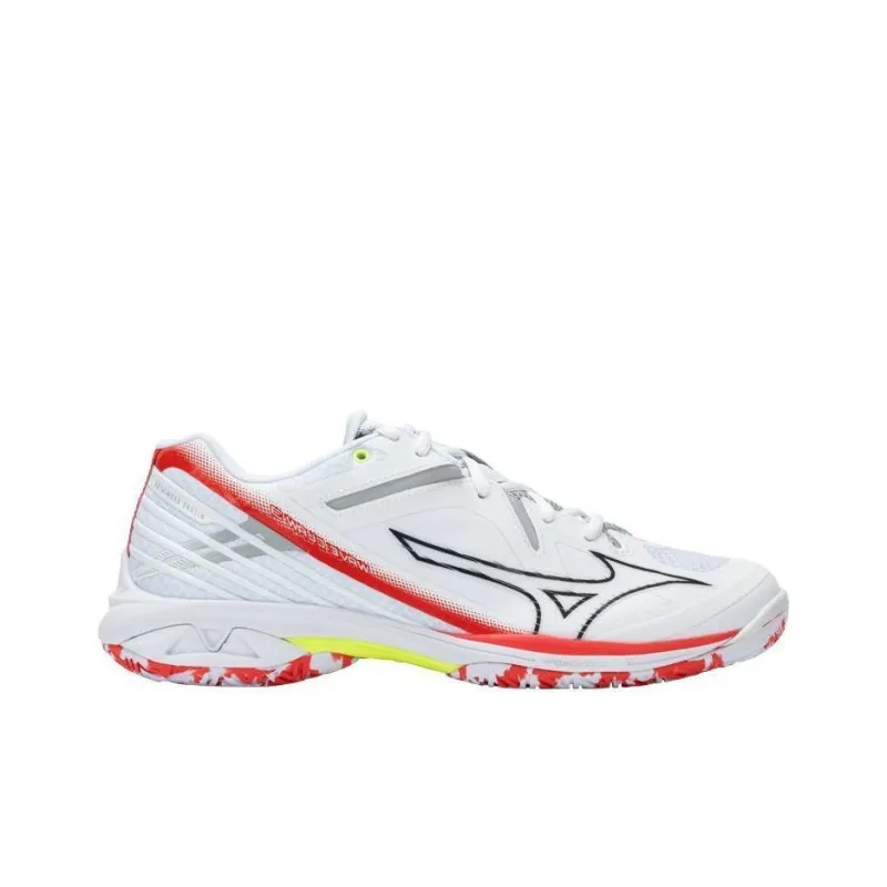 Mizuno Wave Claw 3 Wide 'White Radiant Red'-1