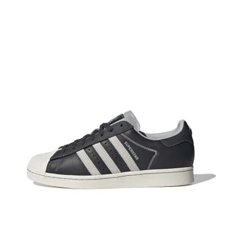 Adidas Superstar 'Carbon Grey Contrast Stitch'