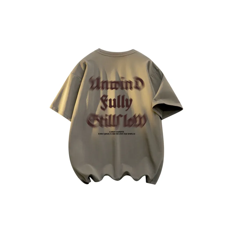Stillslow Drop Shoulder Sleeve T Shirt Unisex-7