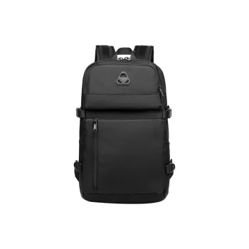 CMLZIUA High quality Fabric Backpack Regular Men's Black/Dark Gray