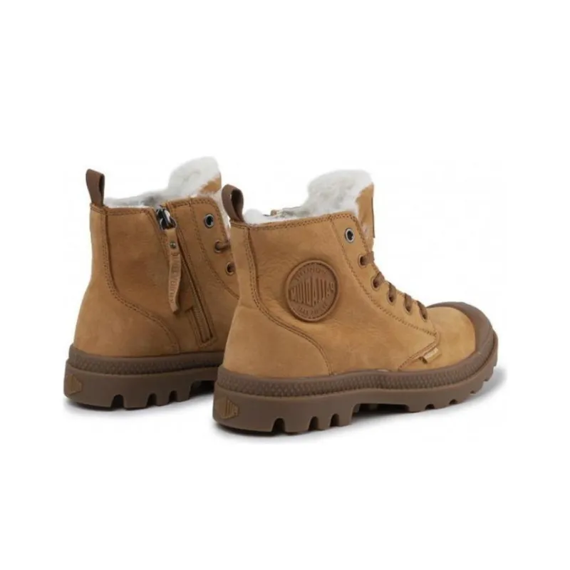 Palladium Pampa Martin Boots Women's Brown-3