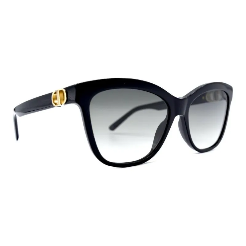 DIOR Acetate Cat Eye Sunglasses Men's Black-1