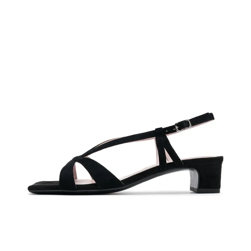 Joypeace Elegance Responsibility One Strap Sandals 4cm Women's-0