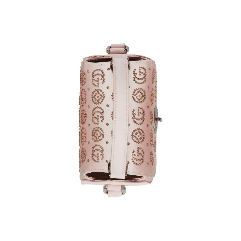 GUCCI Silk Satin Portable Crossbody Bag Shoulder Bag Kids' Light Pink-5