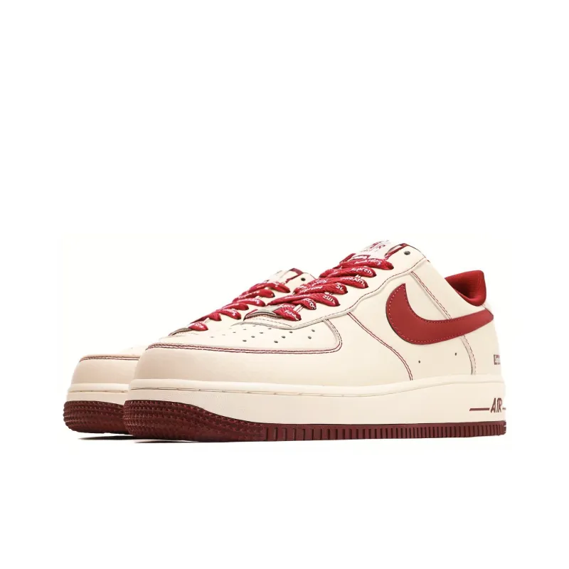 Nike X Supreme Air Force 1 Low 'White Red' Women's-2