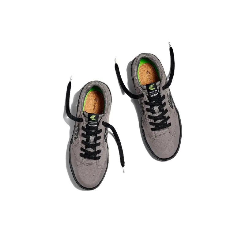 CARIUMA Vallely Pro Low-Top Skateboard Shoes Unisex Gray Black-2