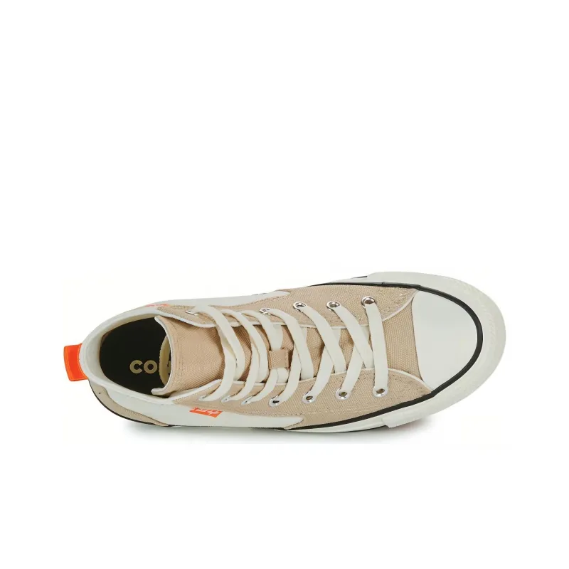 Converse Chuck Taylor All Star Wear resistant And Lightweight High Top Canvas Shoes Unisex Beige-3