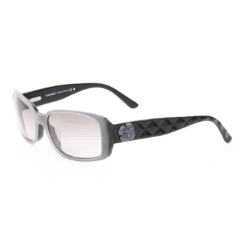 CHANEL Pre-Owned 2000s Camélia Rectangle-frame Sunglasses