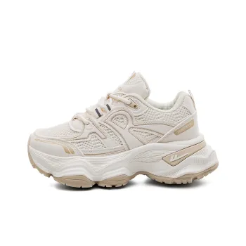 Warrior Warrior Height Increasing Lightweight Low Top Chunky Sneakers Women's Khaki