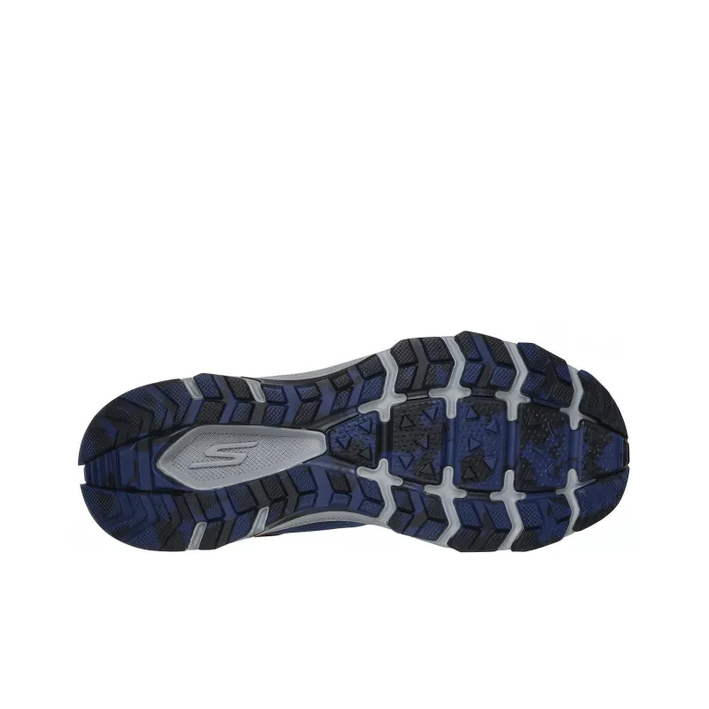 Skechers Cushioning Breathable Low Top Running Shoes Men's Marine Blue-4