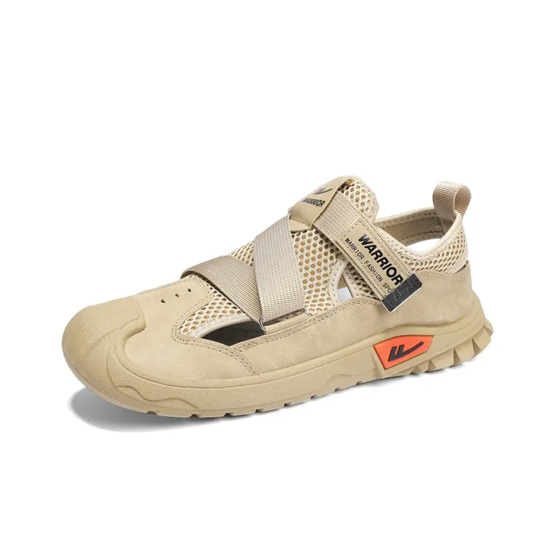 Warrior River Trekking Shoes Wear resistant, Lightweight, Breathable, And Non slip. Beach Sandals Men's Khaki-1