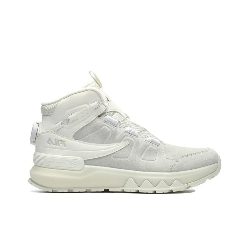 FILA LYNX TERRAIN BOA Cushioning, Slip Resistant, And Abrasion Resistant Mid Top Casual Running Shoes Women's White-1