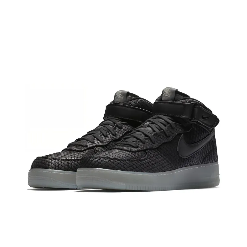 Nike Air Force 1 Mid '07 LV8 Black Black White-2