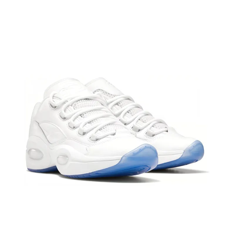 Reebok Question Low White Clear Blue Sole-2